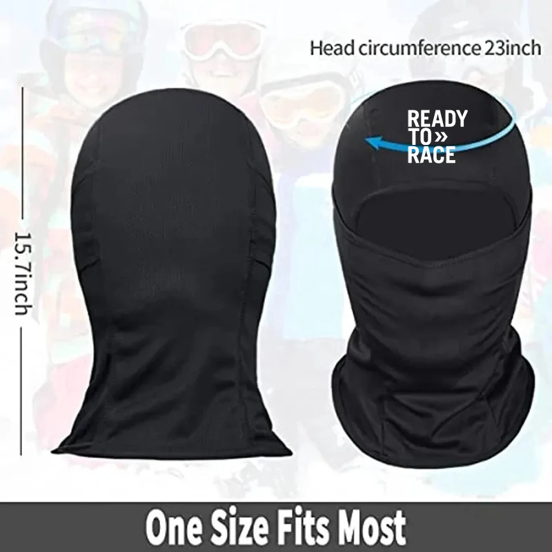 オートバイ、スキーフード、戦術、雪、ランニング、寒い天候、レ - Balaclava Ski Mask のレビューと価格