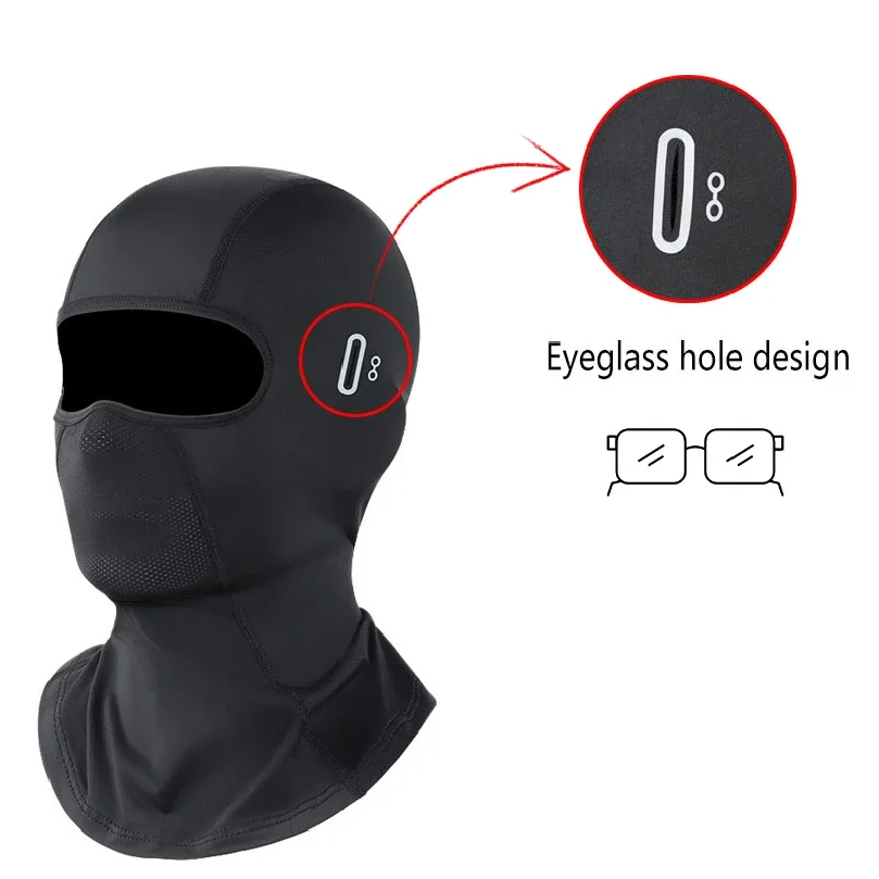 オートバイバラクラバ夏 UV 保護メガネ顔通気性穴男性女性速 - Balaclava Ski Mask のレビューと価格