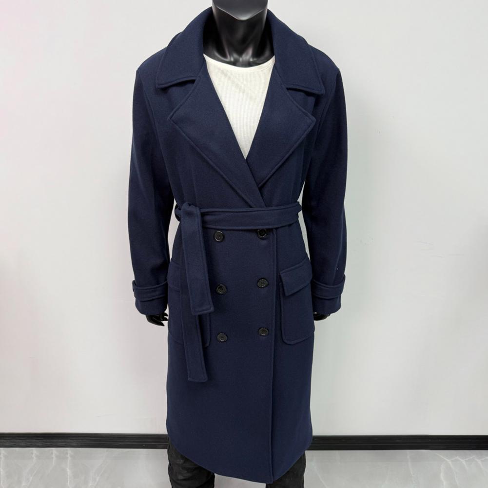女性用コート ベルト付きダブルブレストトレンチコート クラシ - Wool Coat Peacoat のレビューと価格