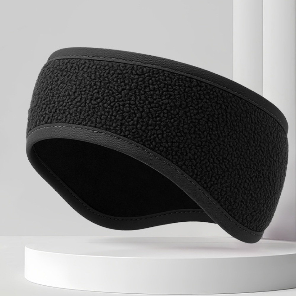 暖かいフリーススポーツヘッドバンドソフト防風厚い冬用汗止めバ - Winter Headband Fleece のレビューと価格