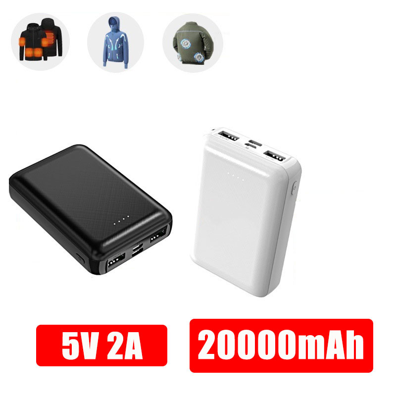 ミニパワーバンク 20000mAh 5V 2A ポータブル充 - Heated Vest Battery のレビューと価格