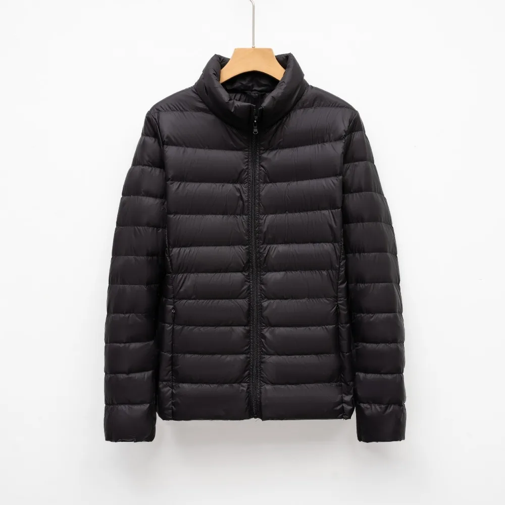 超軽量パッカブル春ダウンコート女性ショートダウンジャケットフ - Down Jacket Packable のレビューと価格