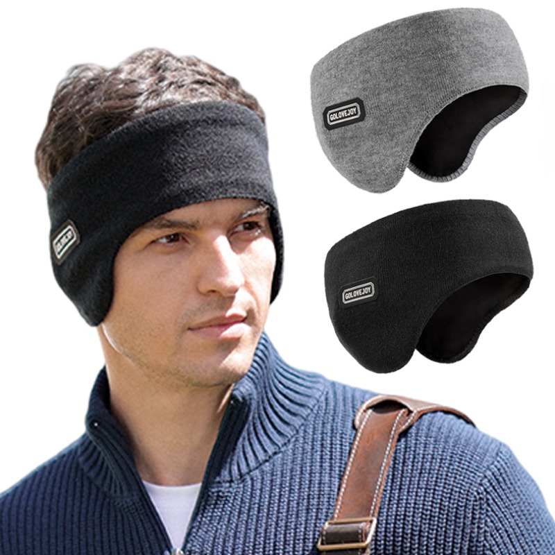 冬用暖かいイヤーマフ、男女兼用、おしゃれなフリース製イヤーマ - Fleece Ear Warmer Band のレビューと価格