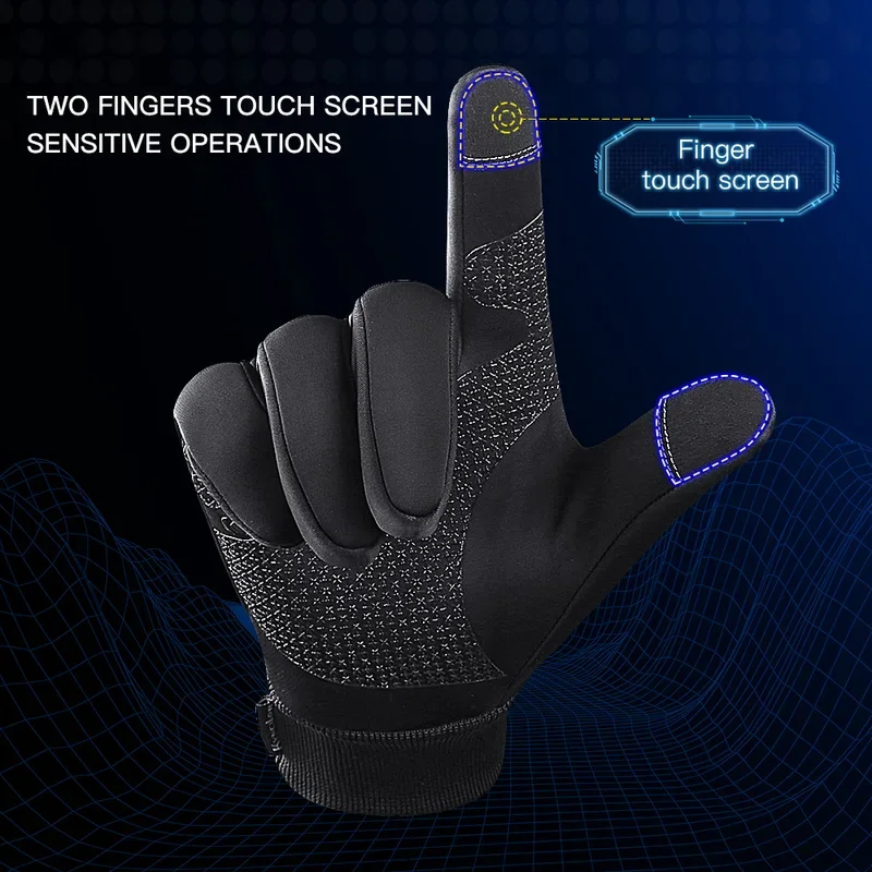 Kyncilor 冬用オートバイライディンググローブ 男性と - Touch Screen Gloves のレビューと価格