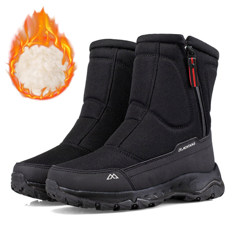 メンズウィンター防水保温シェルウォームインナーコンフォートア - Waterproof Winter Boot のレビューと価格