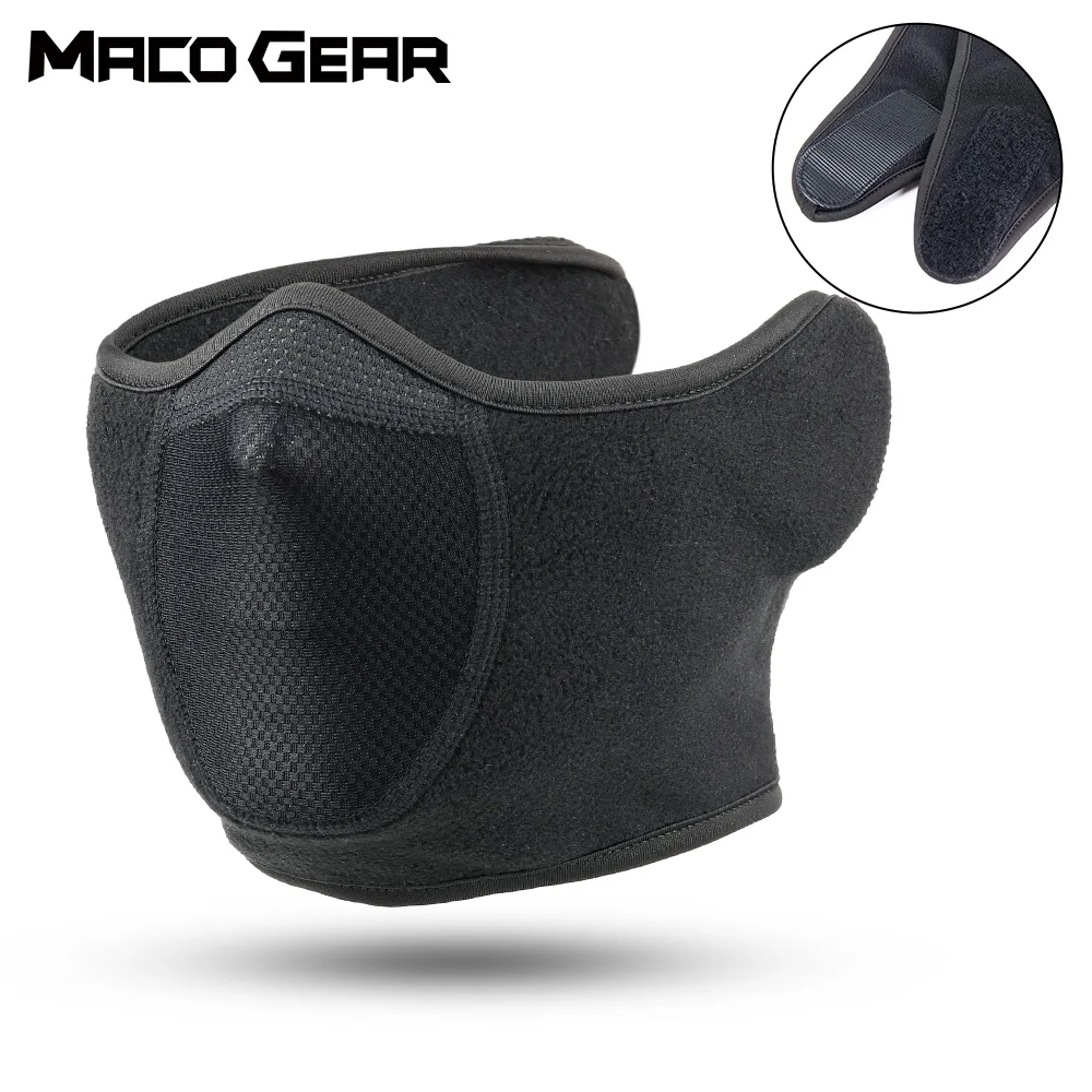 冬のネックウォーマーイヤーカバー寒い天候のフェイスマスクスキ - Fleece Ear Warmer Band のレビューと価格