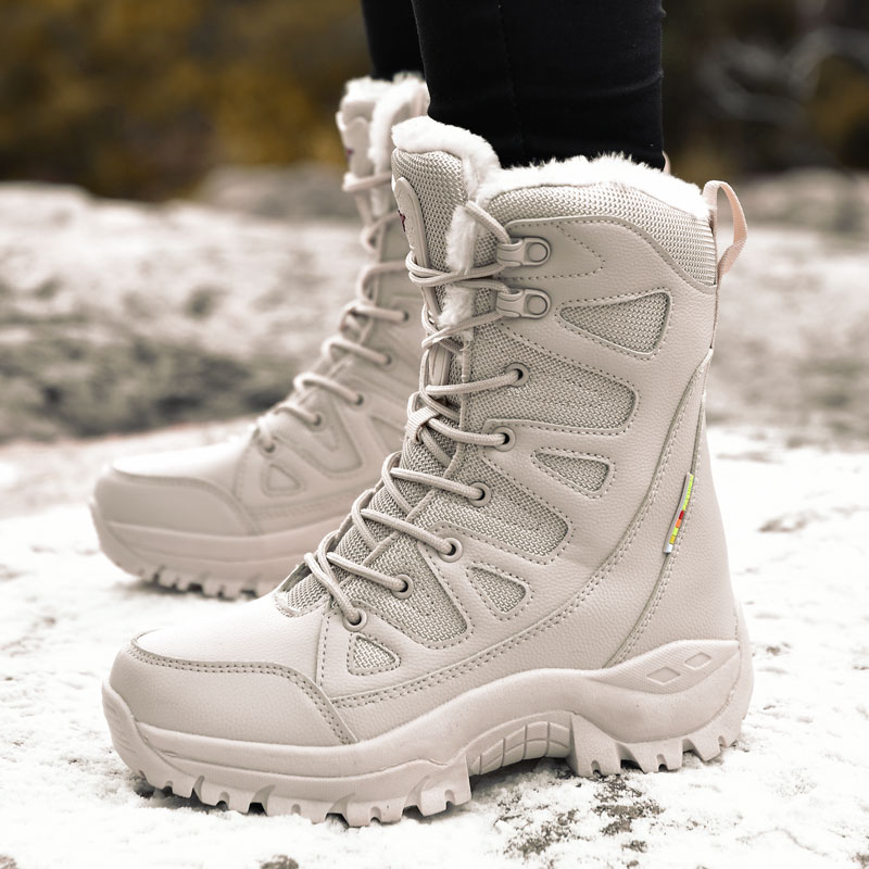 新型メンズタクティカルブーツ 防水ハンティングハイキングシュ - Waterproof Winter Boot のレビューと価格