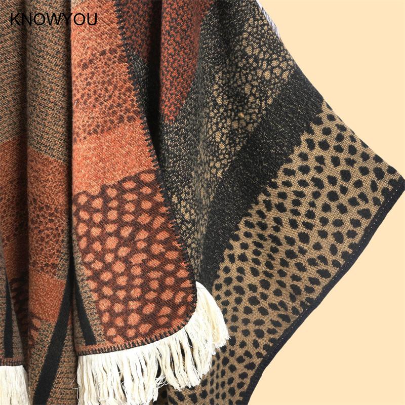 ヒョウ柄スプリットパシュミナ女性用エレガントショール＆ラップ - Cashmere Pashmina Wrap のレビューと価格