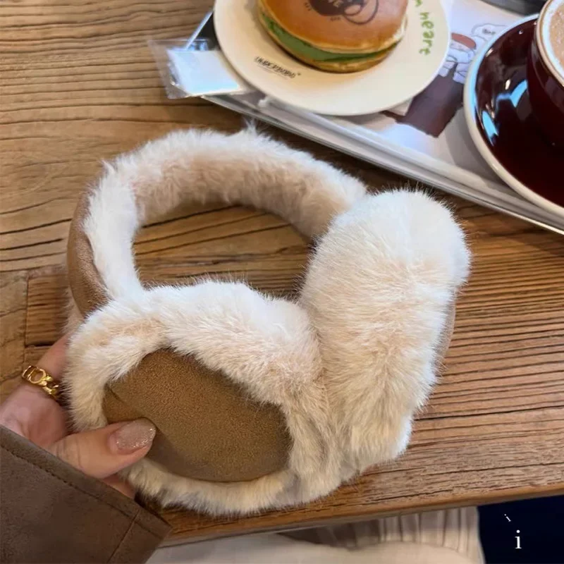 ファッションぬいぐるみイヤーマフ折りたたみ式厚手ウールイヤー - Earmuffs Foldable のレビューと価格