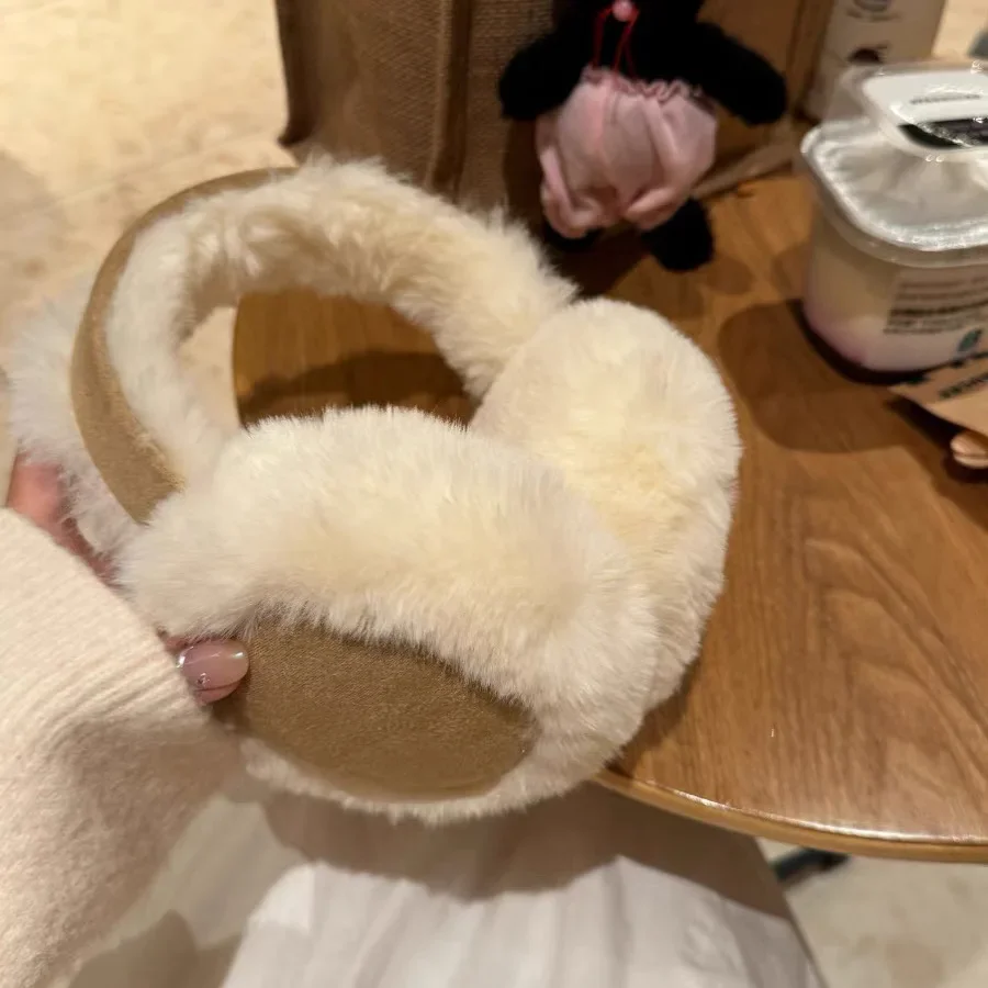 ファッションぬいぐるみイヤーマフ折りたたみ式厚手ウールイヤー - Earmuffs Foldable のレビューと価格