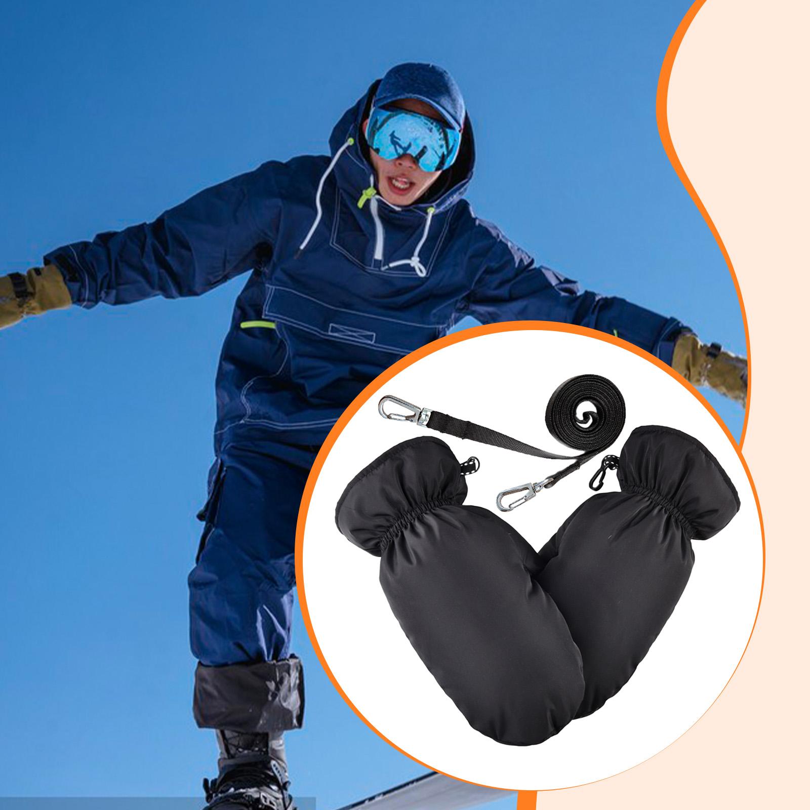 ダウンミトン 防水断熱、男性用、女性用、冬用スノーミトン、ス - Snow Glove Insulated のレビューと価格