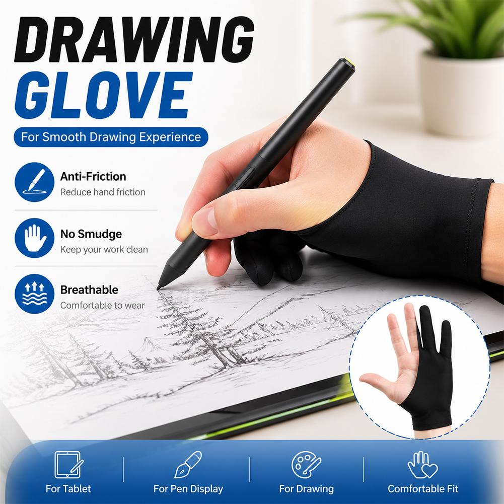 描画用手袋 アンチタッチスクリーンアーティストグローブ 通気 - Touch Screen Gloves のレビューと価格