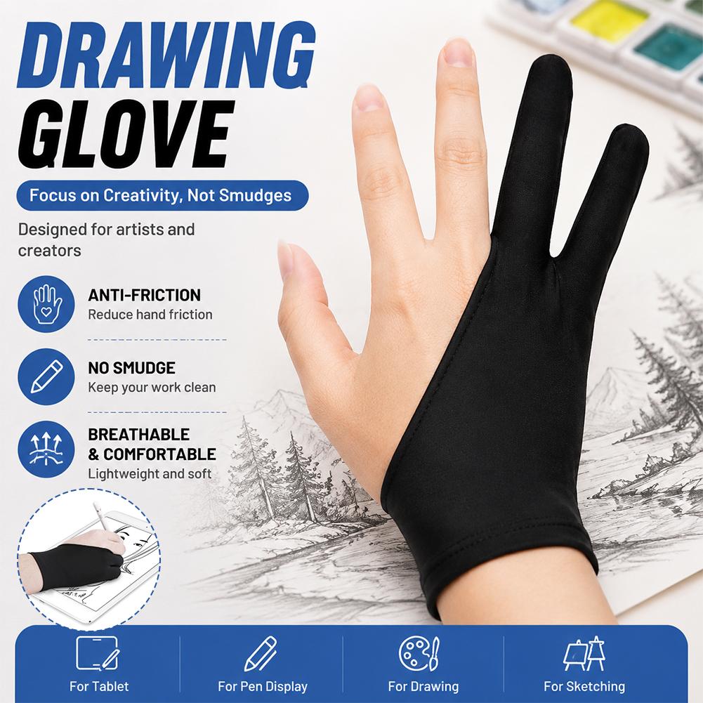 描画用手袋 アンチタッチスクリーンアーティストグローブ 通気 - Touch Screen Gloves のレビューと価格