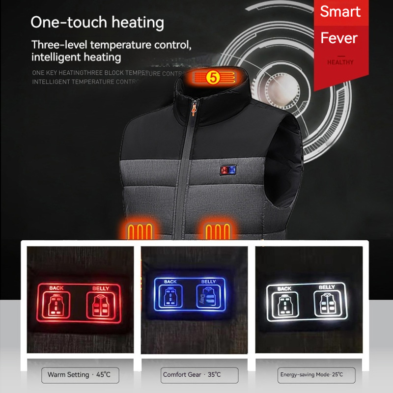 2025年新型加熱ベスト 男女兼用、11ゾーン電熱ジャケット - Heated Vest Battery のレビューと価格