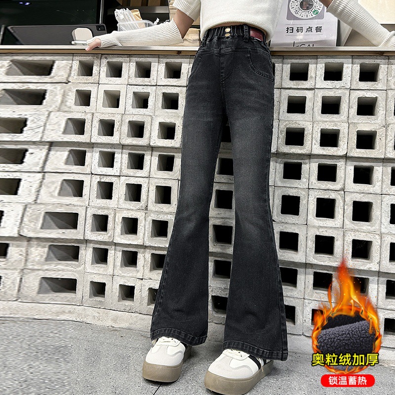 コーデュロイ裏地付きフレアジーンズ,女の子用,暖かいベルベッ - Corduroy Pant Warm のレビューと価格